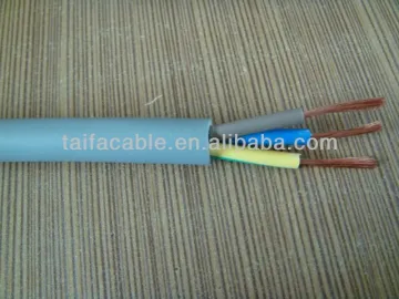 H05VV-F TTR Power Cable PVC insulated and PVC sheathed flexible electric cable