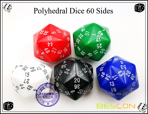 Polyhedral Dice 60 Sides