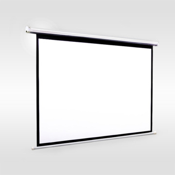 100 Inch 16:9 Electric Projector Screen with Remote Control for Home Cinema & Business Use