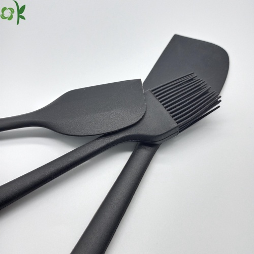 Cepillo de silicona de utensilios de cocina antiadherentes