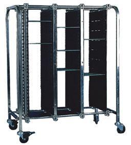 SMT Factory Price Zens Stainless Steel ESD Anti-static Trolley for PCB Storage