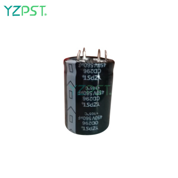 CD296 Wysokie prąd Państwa duży puszka typu duży kondensator elektrolityczny
