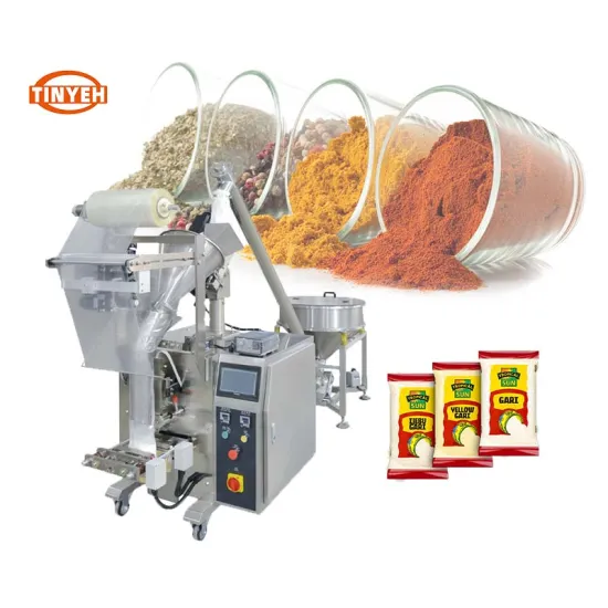 Vertical Form Film Foil Seal Sachet Packing Machine for Spices and Powders