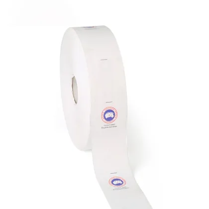 Custom Printed Logo Satin Wash Care Clothing Label