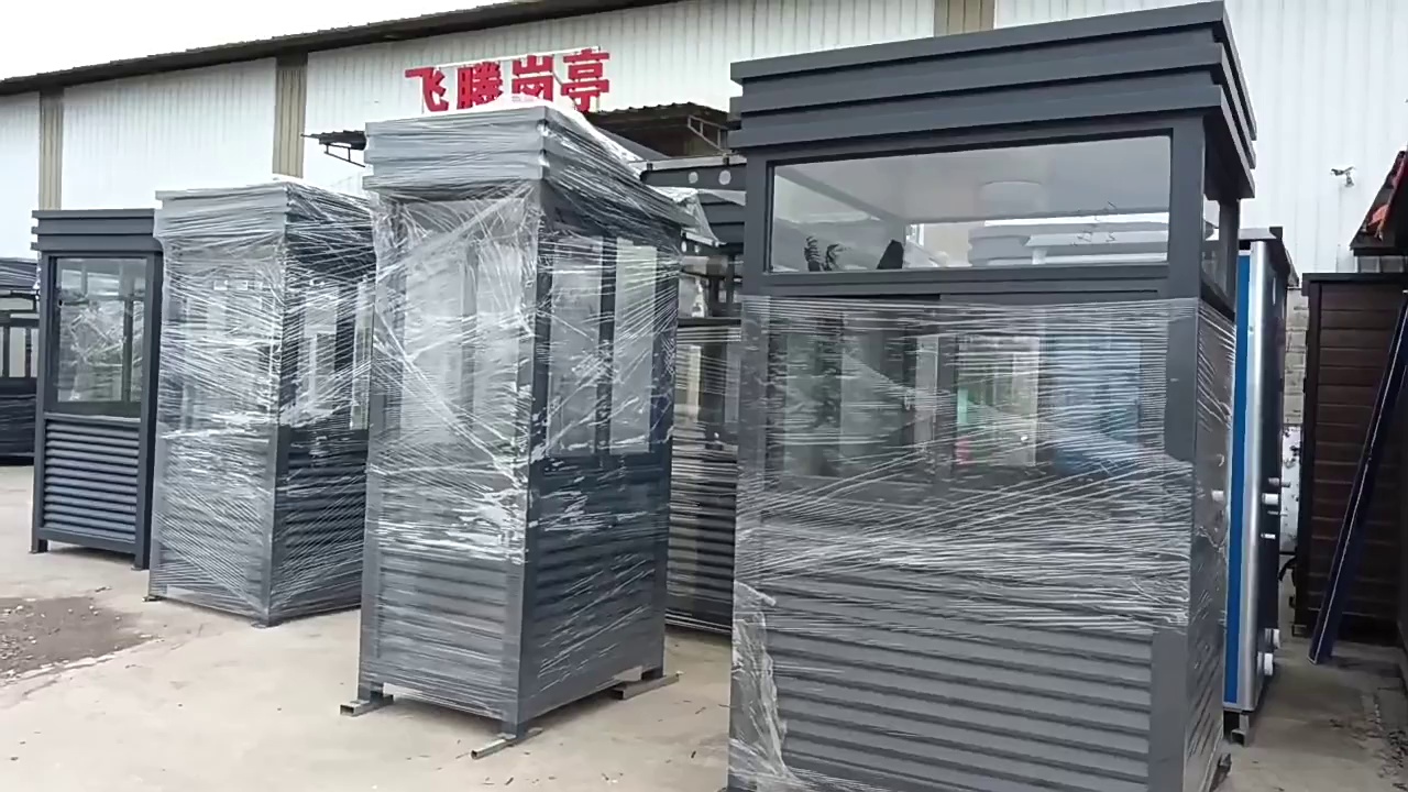 Elegant Foldable Steel Cabin for Park and Residential Gates