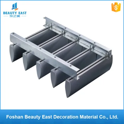 Customized metal lighting decoration material aluminum grid ceiling tiles