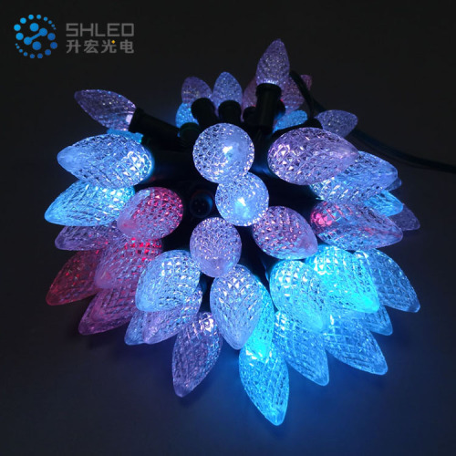 Christmas decorations pixel bulb led lights string lights