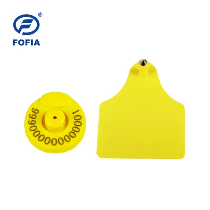 Electronic Ear Tag FOFIA LF RFID Animal Tag