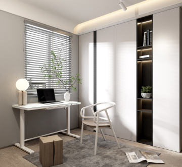 JieCang Quartz2.0 Wireless Ladeglas Top Setzen Sie sich zum Stand Desk für zu Hause