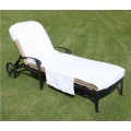 Lounge chair towel cotton beach chair cover towel