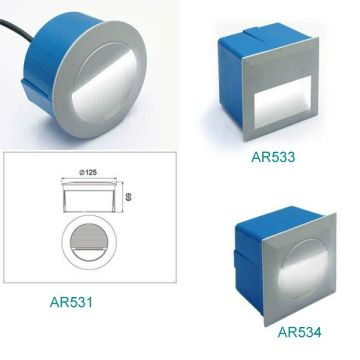6W outdoor wall mount Led Light / adjustable / round/square LED wall light panel outdoor Architectural Wallpack