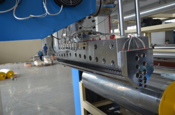 PE Film Double-Screw Extruder Plastic Stretch Film Machine