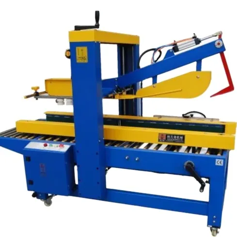 FJ-5050 Auto Top-bottom Driven Side Carton Sealing Machine With Flap Function
