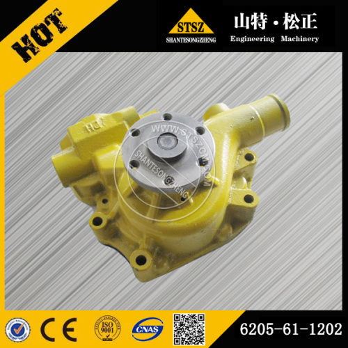 Komatsu pelle pièces de rechange komatsu PC78US-6 pompe à eau 6205-61-1202