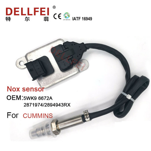 Cảm biến NOx AutoDoc 5WK9 6672A 2871974/2894943RX cho 4VBE34RW3