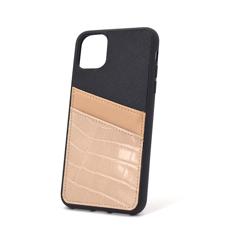 Case de teléfonos de cuero de tragamonedas para el iPhone 11