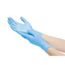 Guantes de goma de nitrilo de grado médico de la FDA 510K