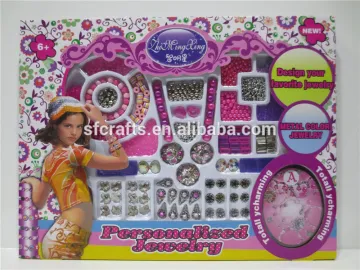African beads jewelry set ,beauty jewelry bead toys set,beauty set for girl toys
