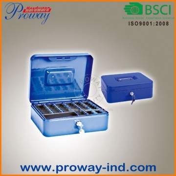 Europe cash storage box metal cash box made in china