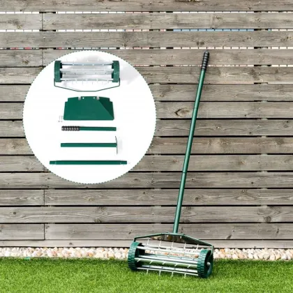 Hand Lawn Aerator with Fender - Grass Lawn Aerator