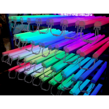 DMX512 al aire libre RGB SMD llevó el tubo digital