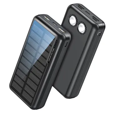 Solar Power Bank: 20000mAh Portable Charger with Fast USB Charging and Solar Panels