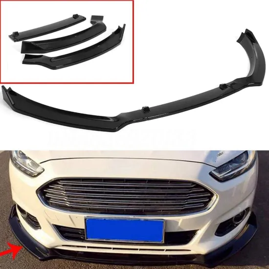 Auto Accessories Wholesale: 3pcs Front Bumper Lip Splitter for Ford Fusion/Mondeo 2013-2016