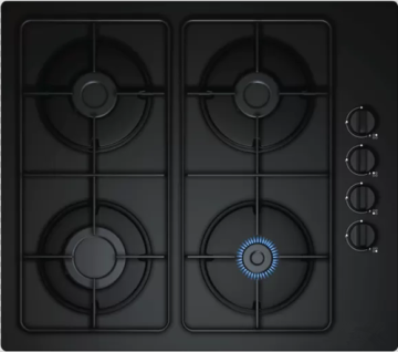 Black Gas Cooker 60CM