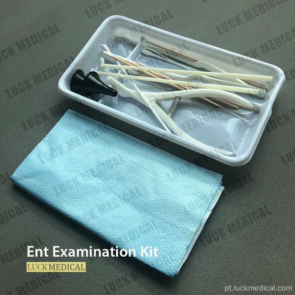 Kit de garganta de nariz de kit cirúrgico para examinar