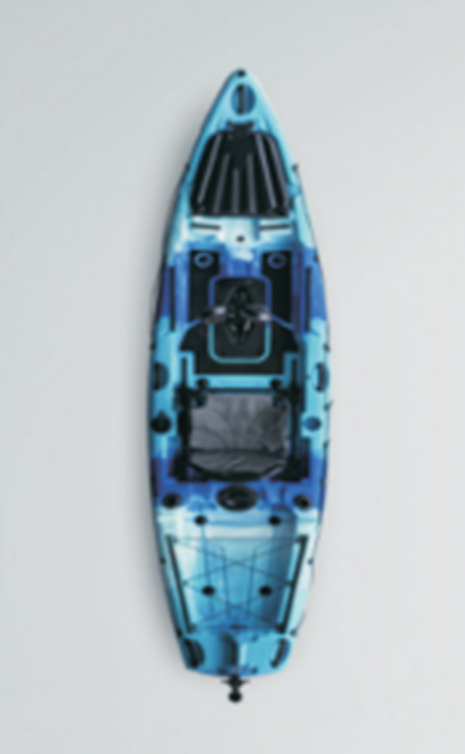 12.5ft Fin-Shaped Foot Pedal Boat
