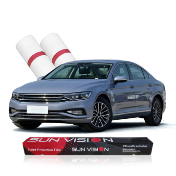 Non Yellowing PPF Auto Repair Car Film TPU Glossy Transparent Protection