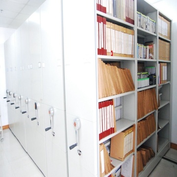 Hand-Push Mobile Compactor Storage Shelving File System / Bookshelf/Book Shelf