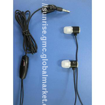 iPhone Headset, In-ear Cell Phone Earphone, Hand-Free, Earphone