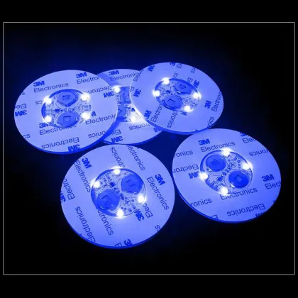 white led 4.5/5/5.5/6cm hookah shisha LED light cup LED Coaster LED