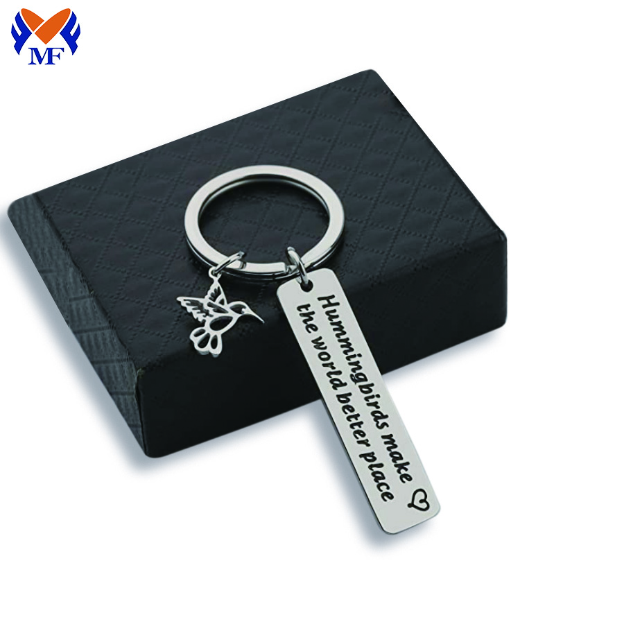 Metal Starbucks Name Keychain