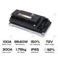 Programmable EM100-4sp 72V 100A 80KPH Controller