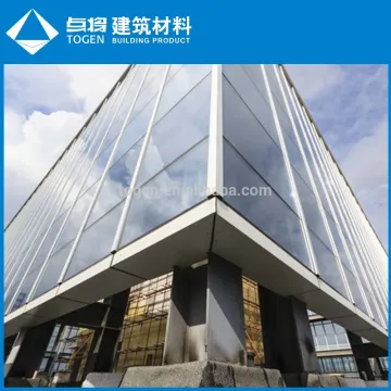 Facade Curtain Wall HS 10mm Tempered Glass