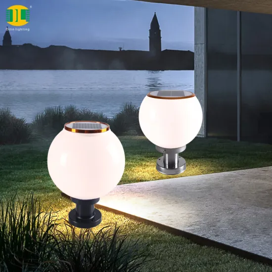 Garden Pillar Lamps Fence Wall Solar Lights