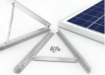 Off Grid Solar Panel Poles Walls Mounting Systems With Brackets