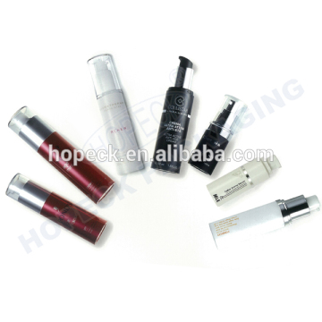 customized round shape PP airless pump bottle