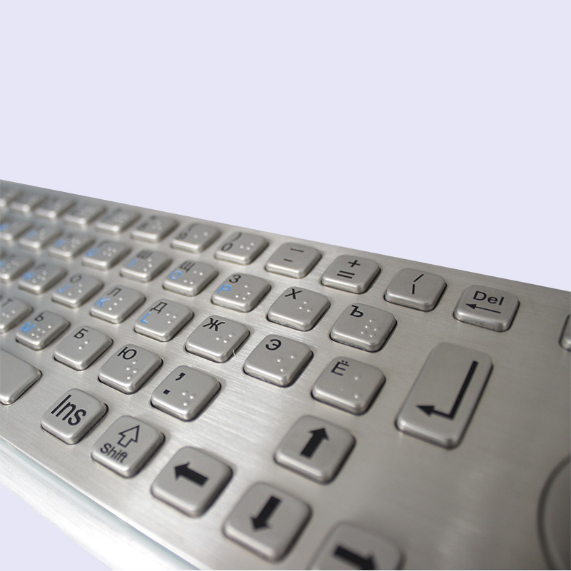 لوحة مفاتيح عالية الجودة من الفولاذ المقاوم للصدأ للحصول على معلومات كشك