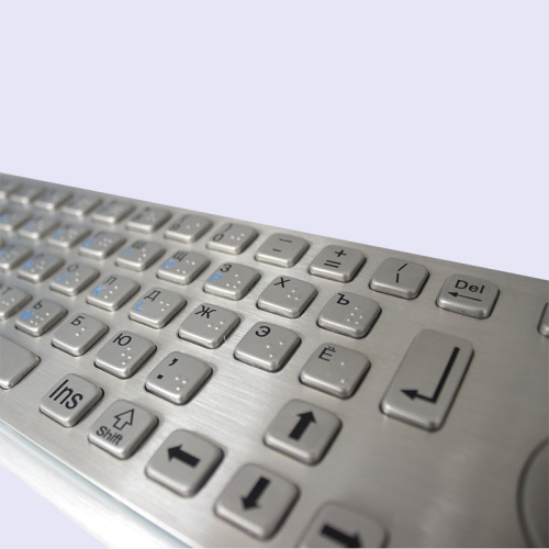Vysoko kvalitná klávesnica z nehrdzavejúcej ocele pre informácie kiosk