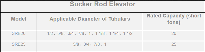 sucker rod elevator