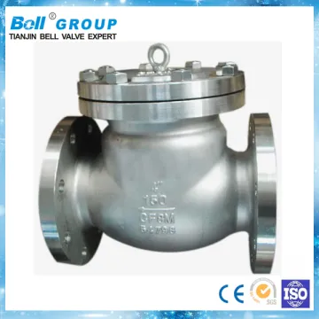 double flange metal seated swing check valve