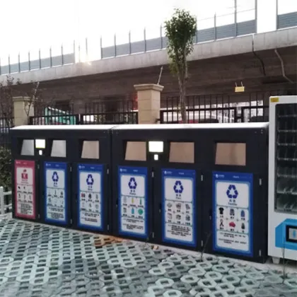 Intelligent four-category trash bin large trash can Outdoor environmental protection Intelligent sorting bin