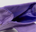 Bolso decorativo del bolso del teléfono móvil del bolso de la cadena del remache púrpura