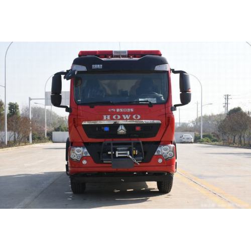 Howo Fire Rescue Truck с пожарной машиной крана