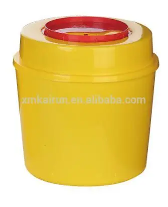 1L, 2L, 3L, 4L, 5L, 6L, 8L, 15 Round & rectangle Shape sharp container/sharp box/Plastic Sharp container