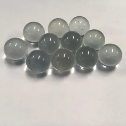 Bottle caps glass beads transparent glass beads