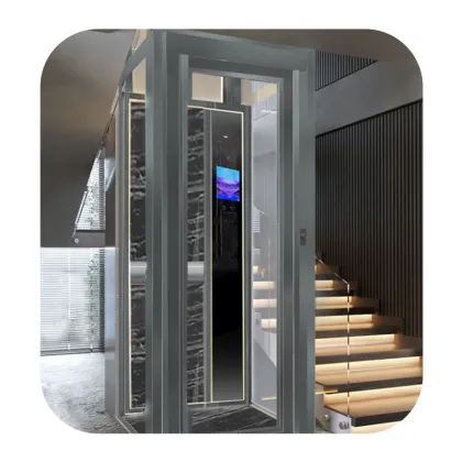4-5 People Elevator Traction Villa Household Small Sightseeing Elevator